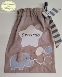 Cesto Nascita Porta prodotti porta oggetti neonato personalizzato con il  nome ricamato del tuo bambino/a Made in Italy